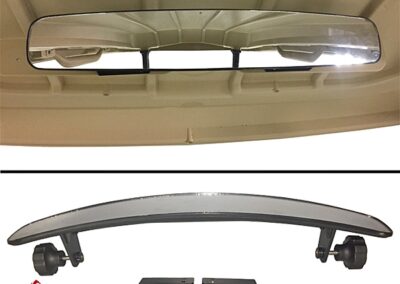 GTW 17” Convex Mirror Kit with Universal Bracket