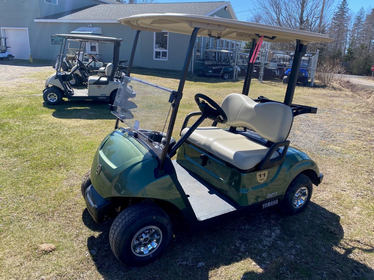 New 2024 Yamaha Drive2 Quietech in Evergreen Metallic Rafuse Golf