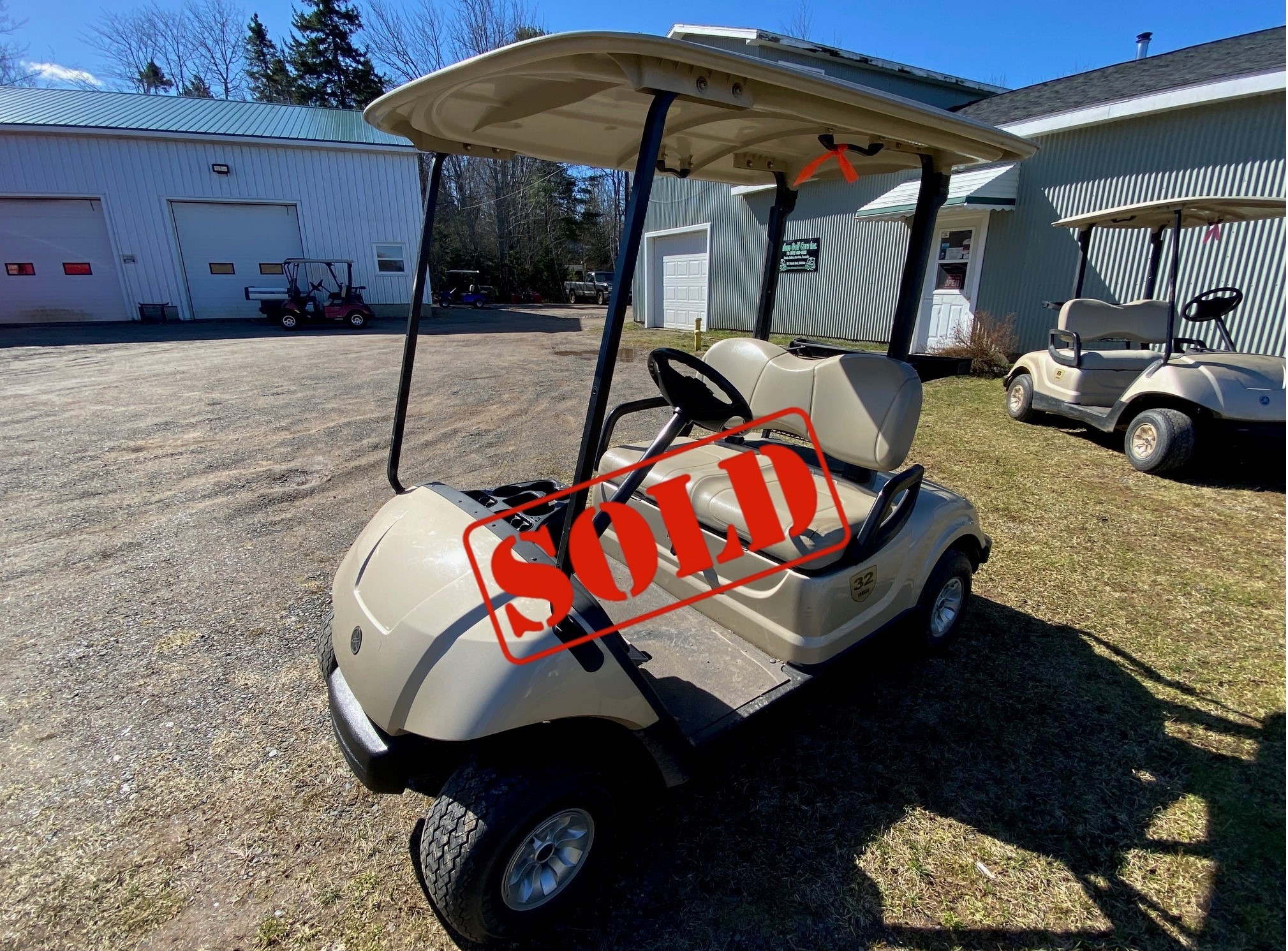 Used 2015 Yamaha Drive in Sandstone Metallic Rafuse Golf Cars Inc.