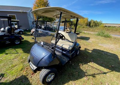 2025 Yamaha Drive2 AC Lithium Electric Golf Car in Bluestone Metallic