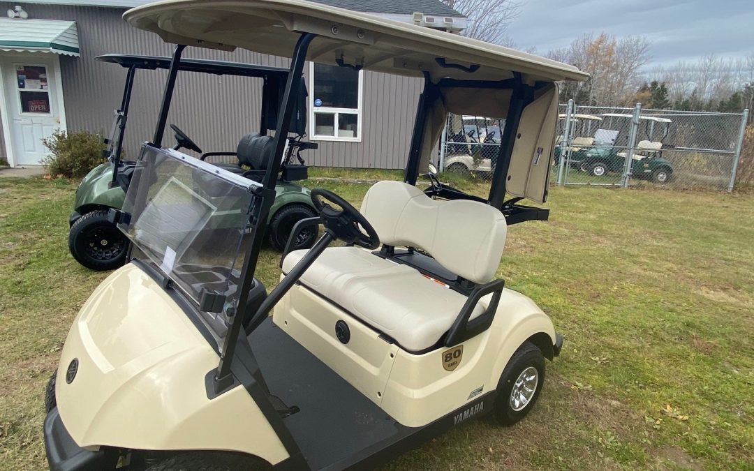 New 2025 Yamaha Drive2 AC Electric Golf Car in Sunstone