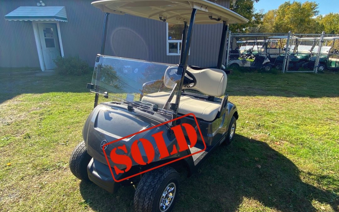 New 2025 Yamaha Drive2 AC Electric Golf Car in Carbon Metallic