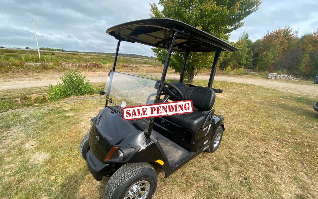 New Yamaha Drive2 PTV Quietech Onyx Metallic with Black Roof and Black Touring Seats