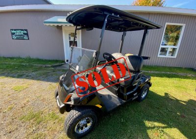 New 2024 Yamaha Drive2 PTV AC Electric with Black Roof