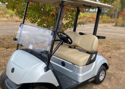 New 2026 Yamaha Drive2 AC Electric Golf Car in Moonstone Silver Metallic