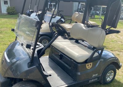 Used 2019 Yamaha Drive2 Electronic Fuel Injected Golf Car in Carbon Grey Metallic