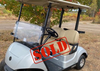 New 2026 Yamaha Drive2 AC Electric Golf Car in Moonstone Silver Metallic