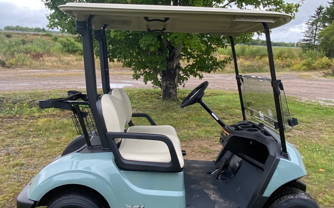 New 2027 Yamaha Drive2 QUIETECH Fuel Injected Golf Car in Frosty Fern
